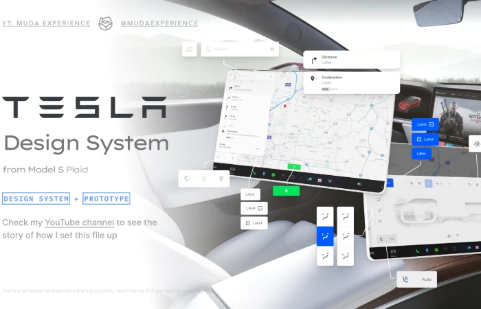 Tesla Design System 2022 (Plaid S)  - Free Figma Template