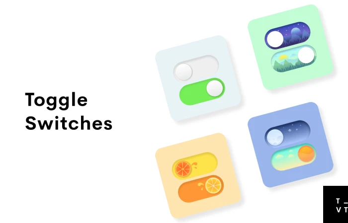Toggle Buttons  - Free Figma Template