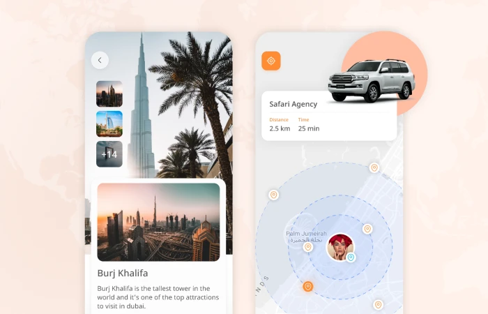 Travel App - Vacation App  - Free Figma Template