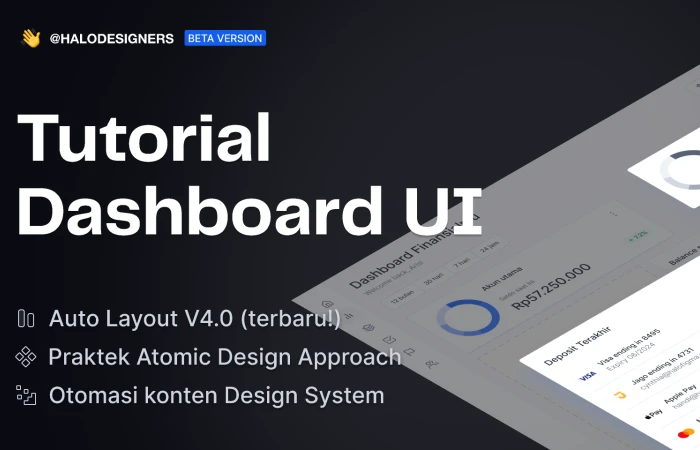 Tutorial Dashboard UI (Beta)  - Free Figma Template