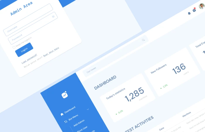 Twitter Autobase Dashboard Concept  - Free Figma Template