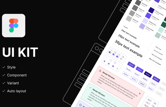 UI KIT  - Free Figma Template