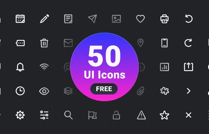 UI Primitive Icons  - Free Figma Template