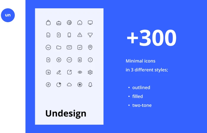 Undesign Icons  - Free Figma Template