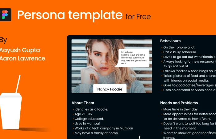 User Persona Templates | Free  - Free Figma Template
