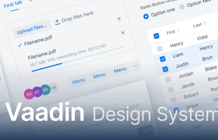 Vaadin Design System  - Free Figma Template