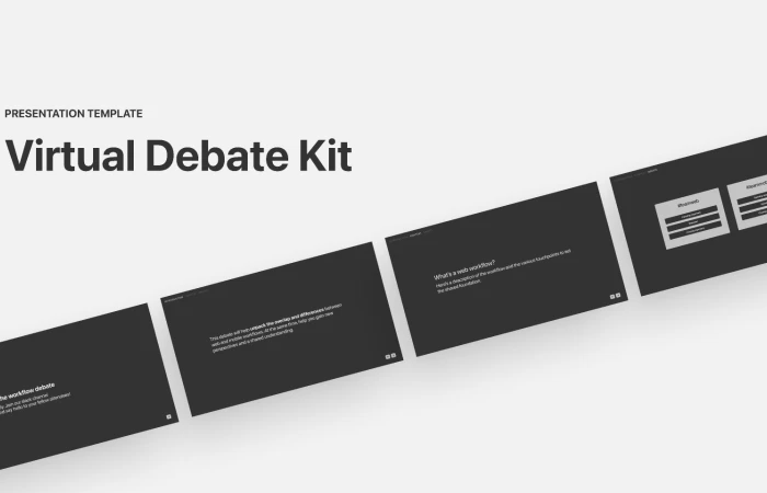 Virtual Debate Kit  - Free Figma Template