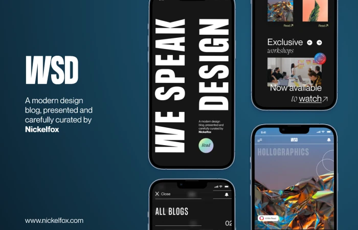 We Speak Design  - Free Figma Template
