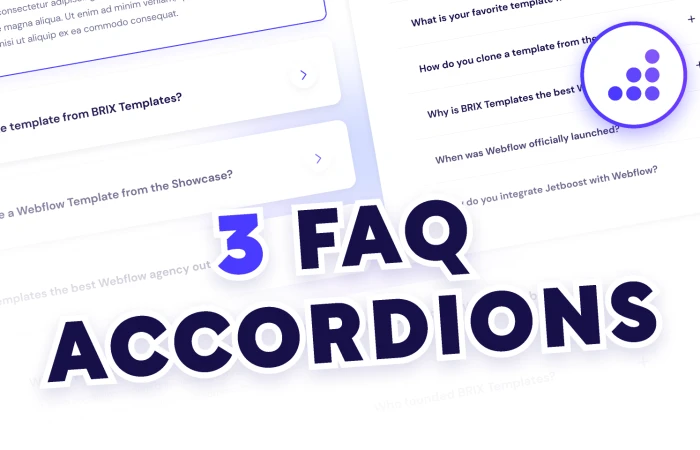 Website FAQ Accordions Figma Template | BRIX Templates  - Free Figma Template