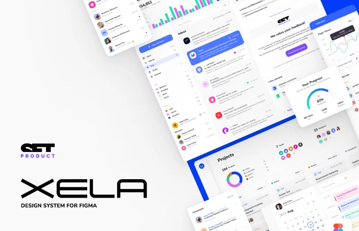 Xela UI kit - Design System (Free)  - Free Figma Template