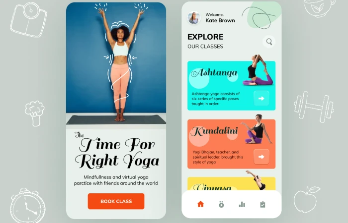 Yoga App  - Free Figma Template