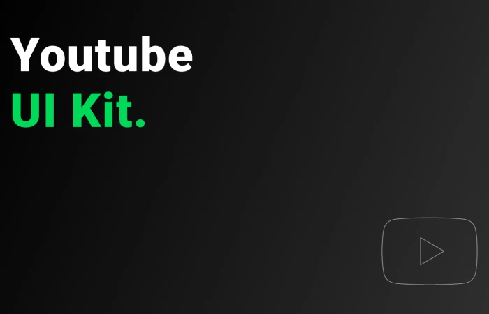 Youtube UI Kit  - Free Figma Template