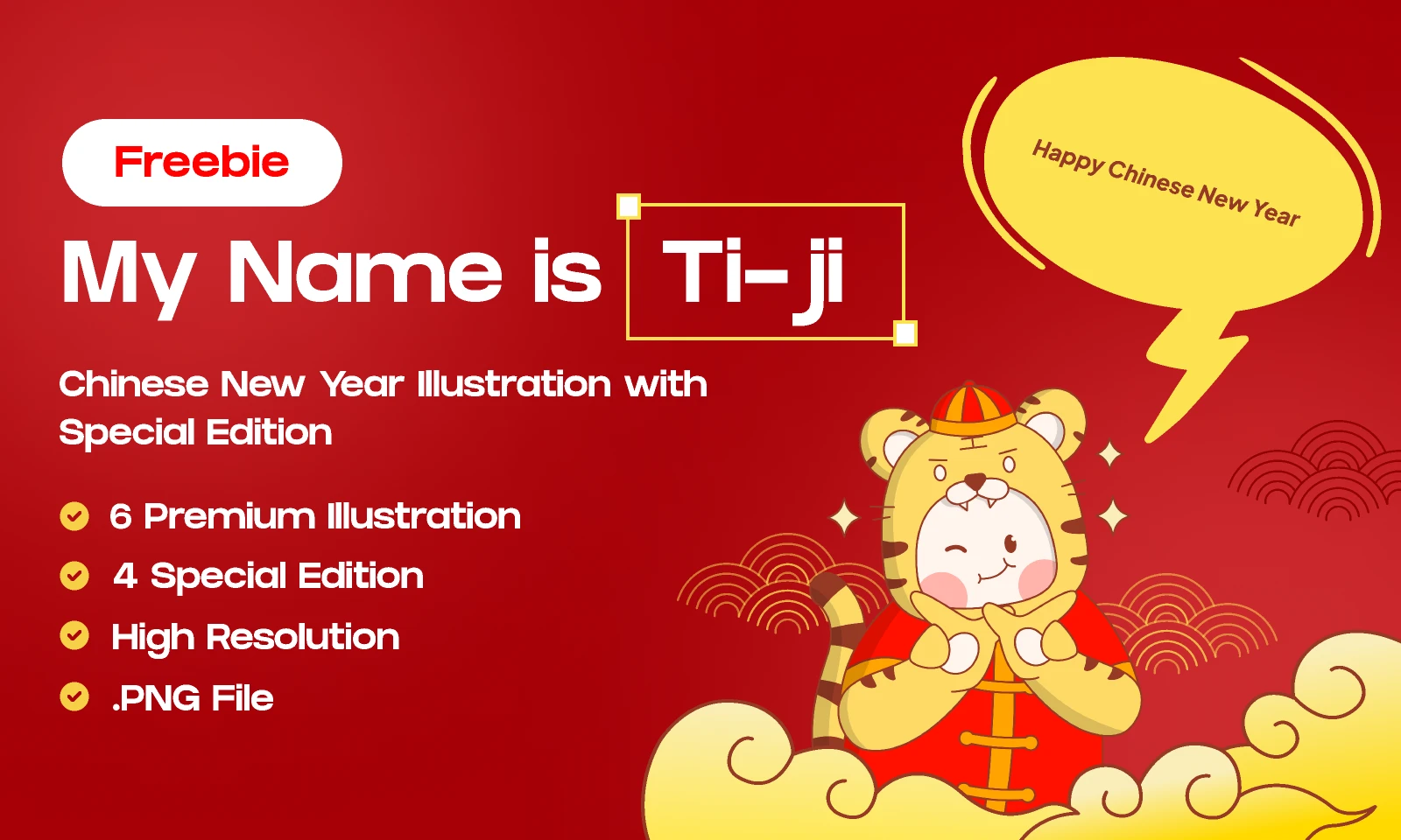 Ti-ji Chinese New Year for Figma and Adobe XD