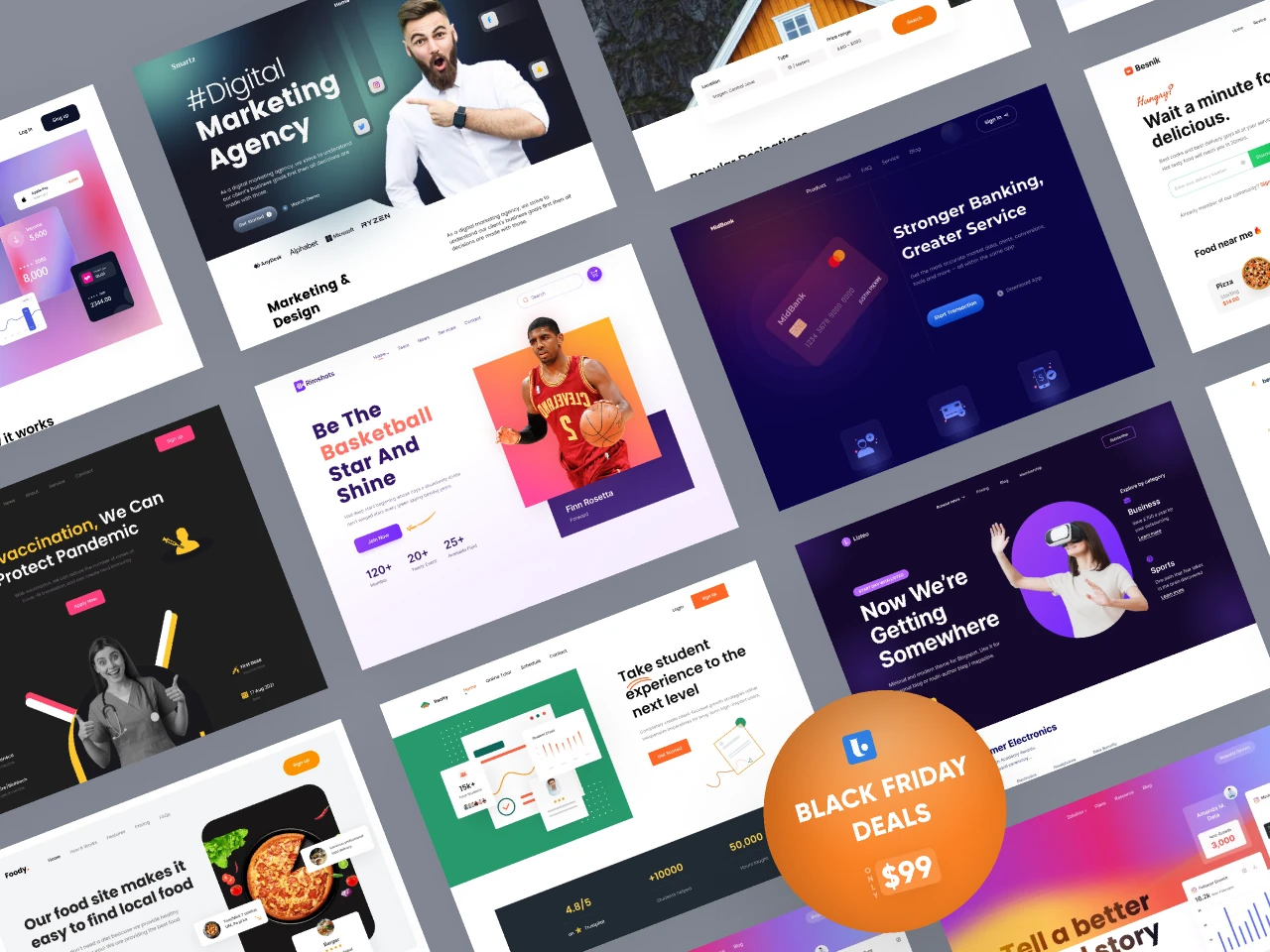 Top 10 Best web template Design for Figma and Adobe XD