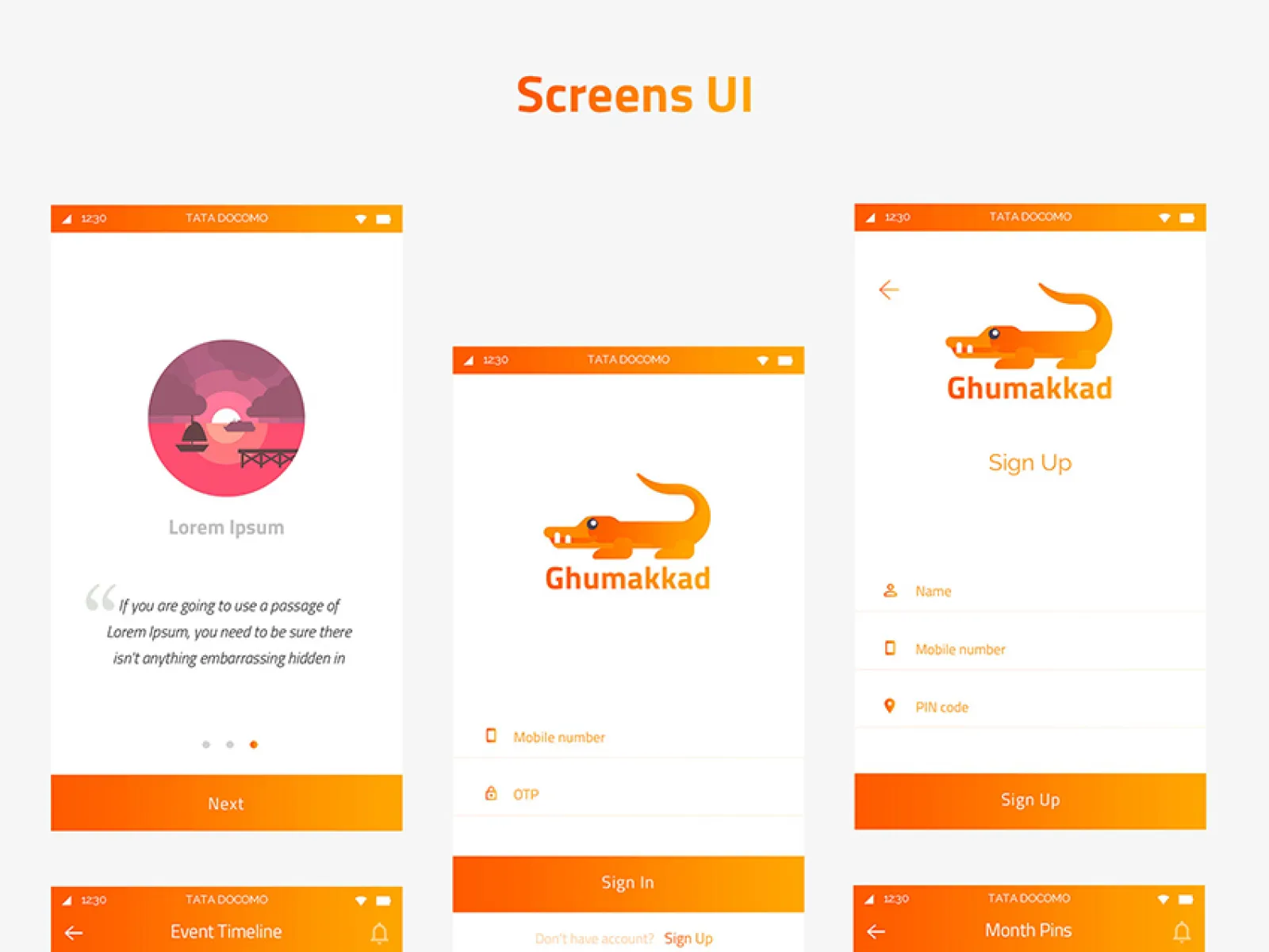 Travel App iOS and Android  - Free Figma Template