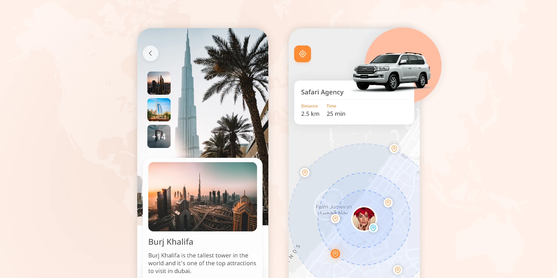 Travel App - Vacation App for Figma and Adobe XD