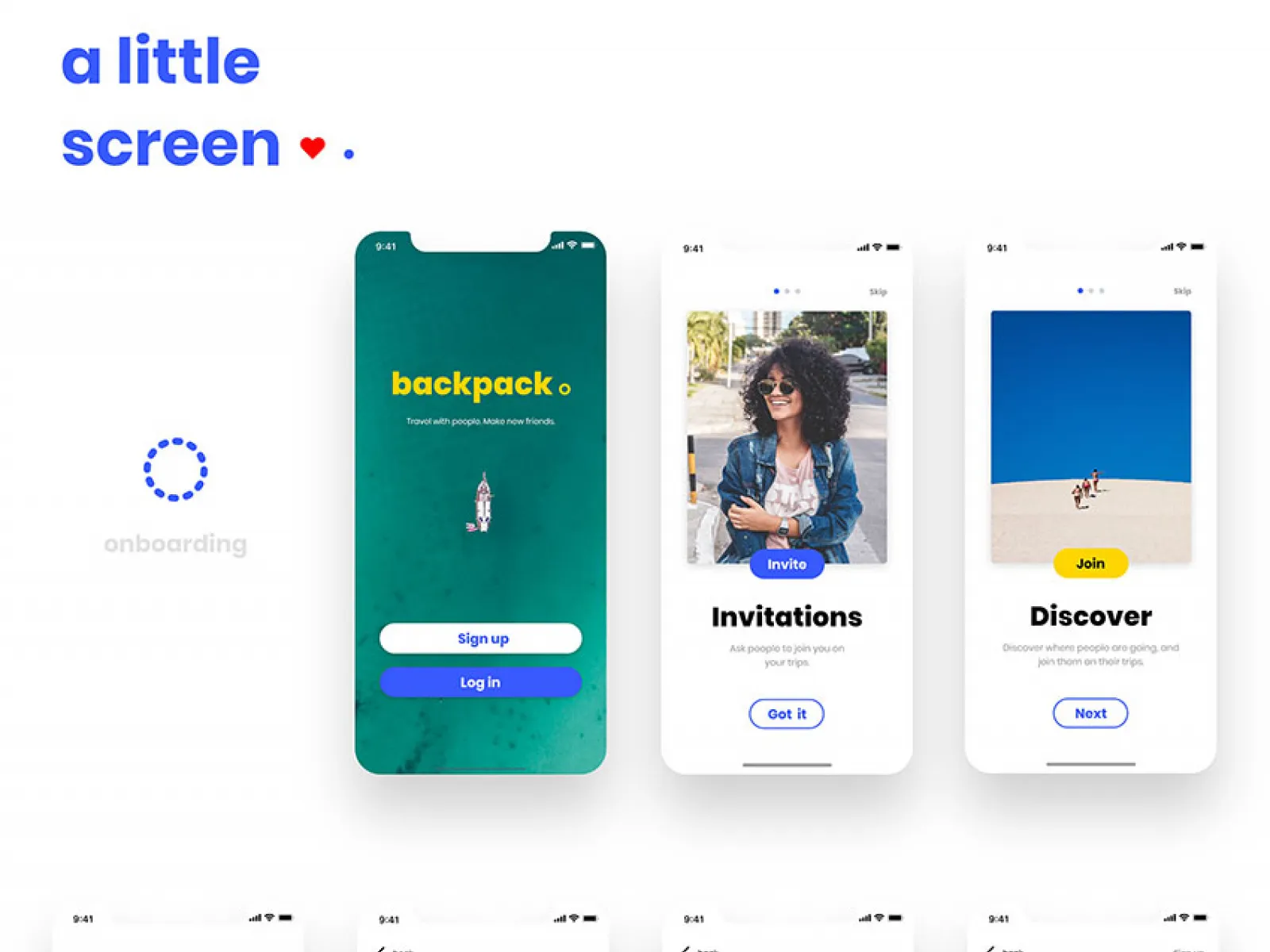 Travel Social App Design  - Free Figma Template