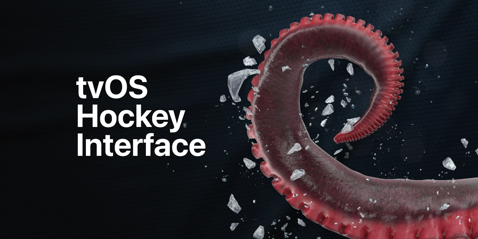 tvOS Hockey Interface for Figma and Adobe XD