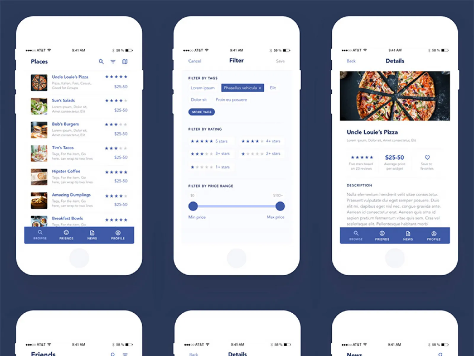 UI Elements for Mobile App  - Free Figma Template