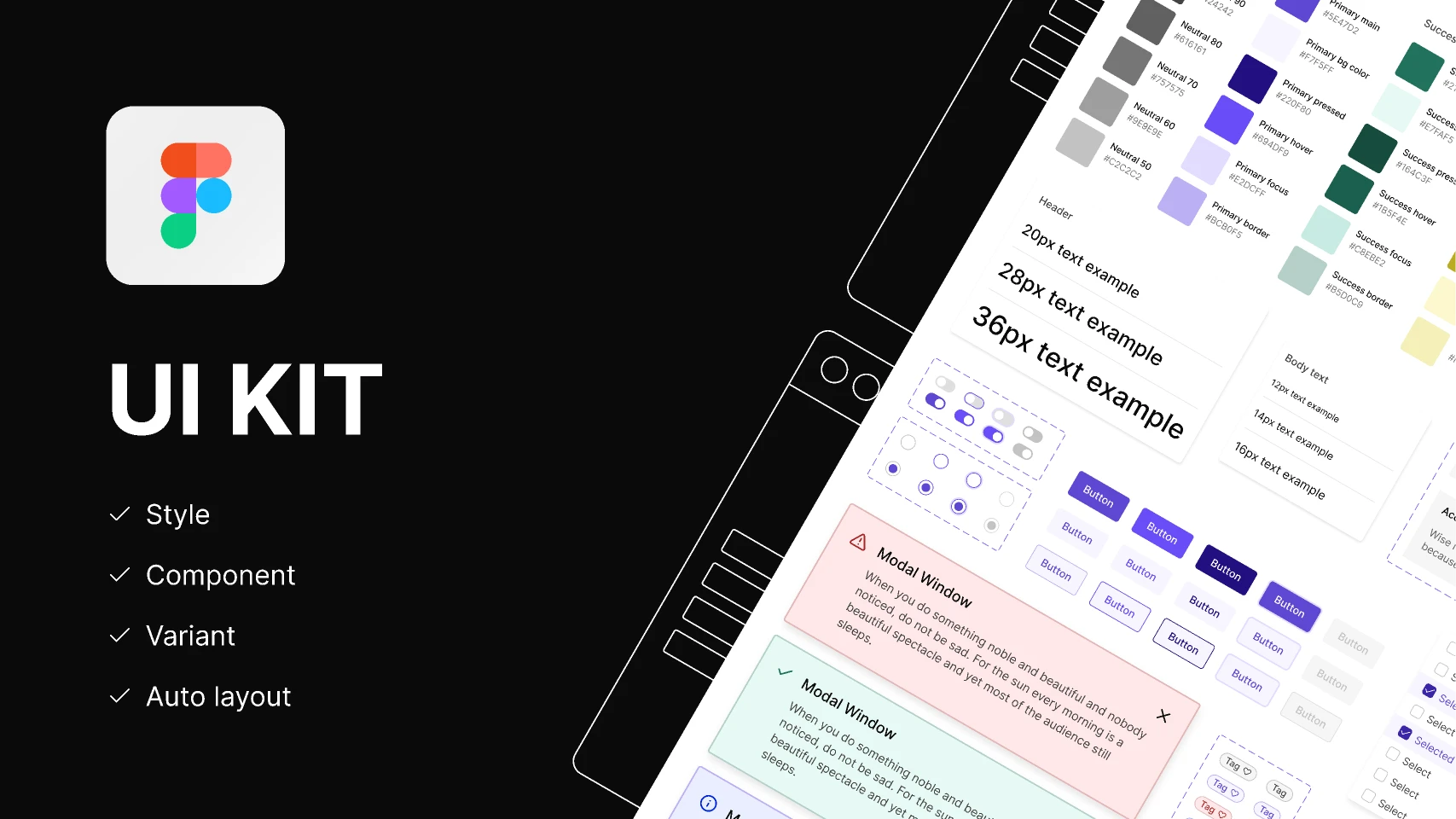 UI KIT for Figma and Adobe XD
