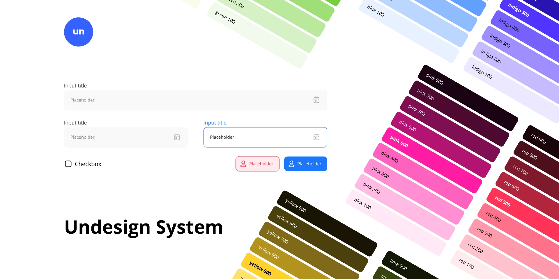 Undesign system v1 for Figma and Adobe XD