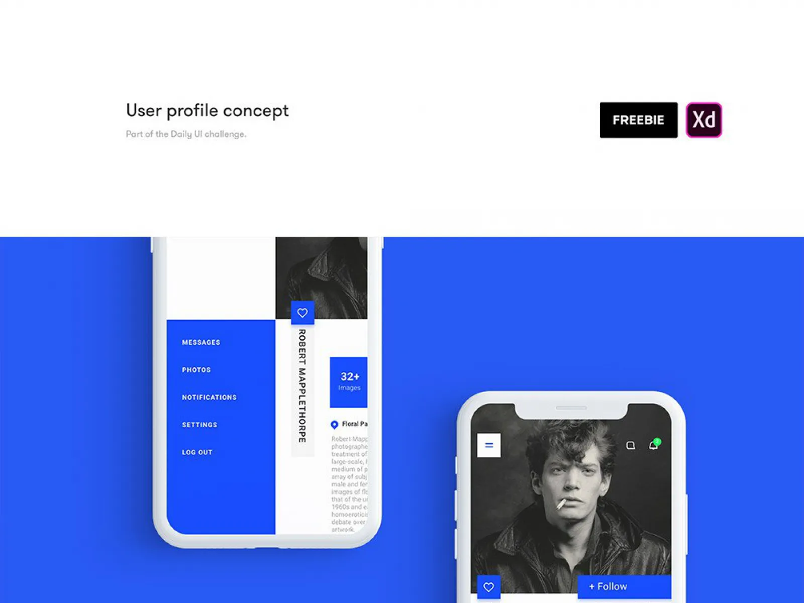 User Profile UI Kit  - Free Figma Template