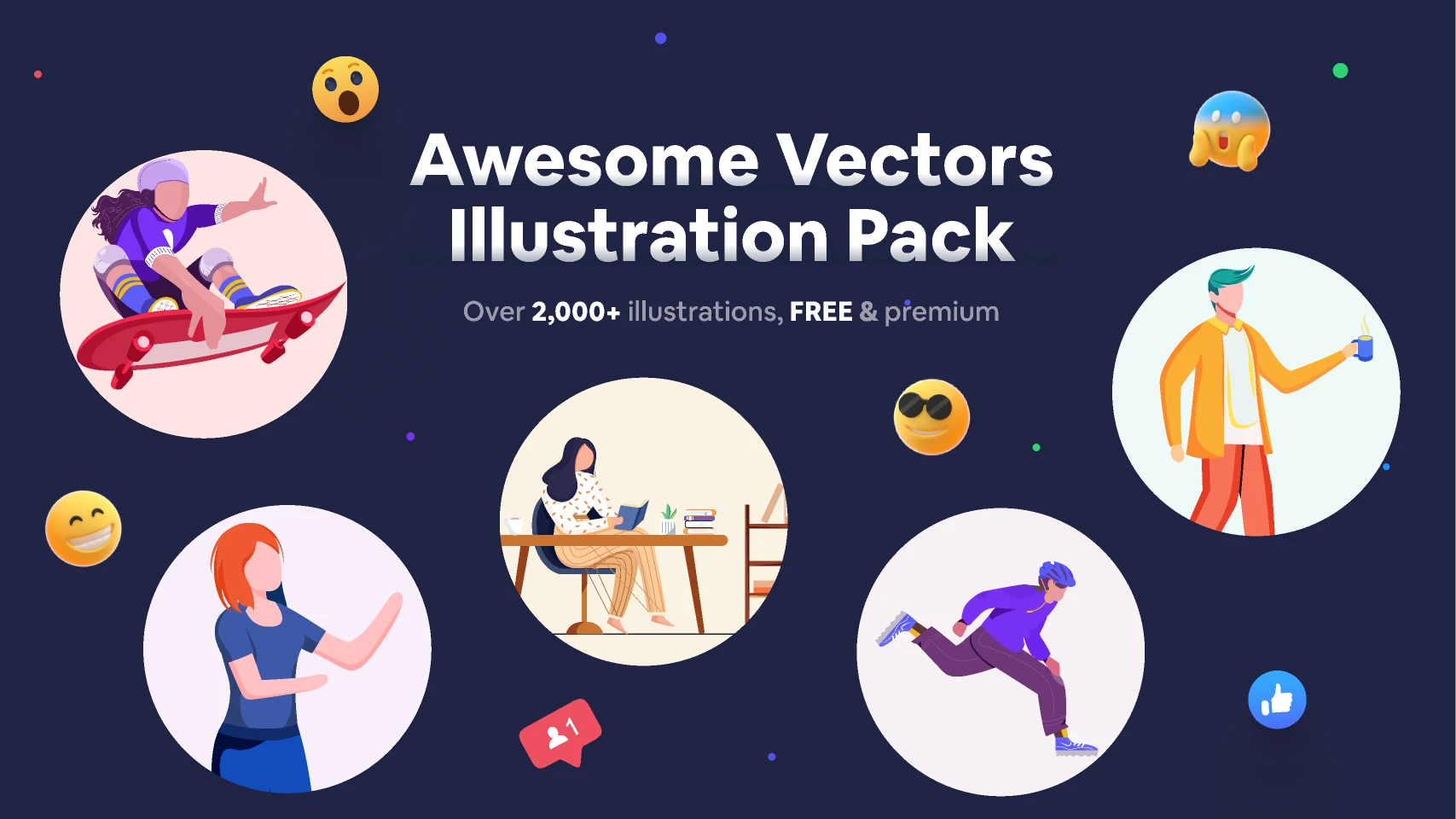 Vectors Illustration Pack for Figma and Adobe XD