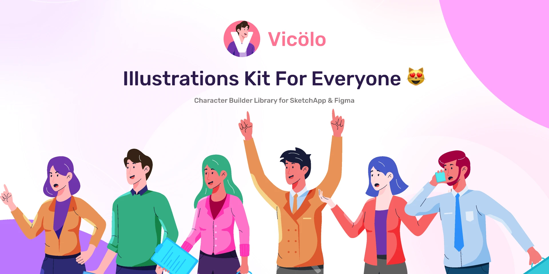 Vicolo Illustrations Kit for Figma and Adobe XD