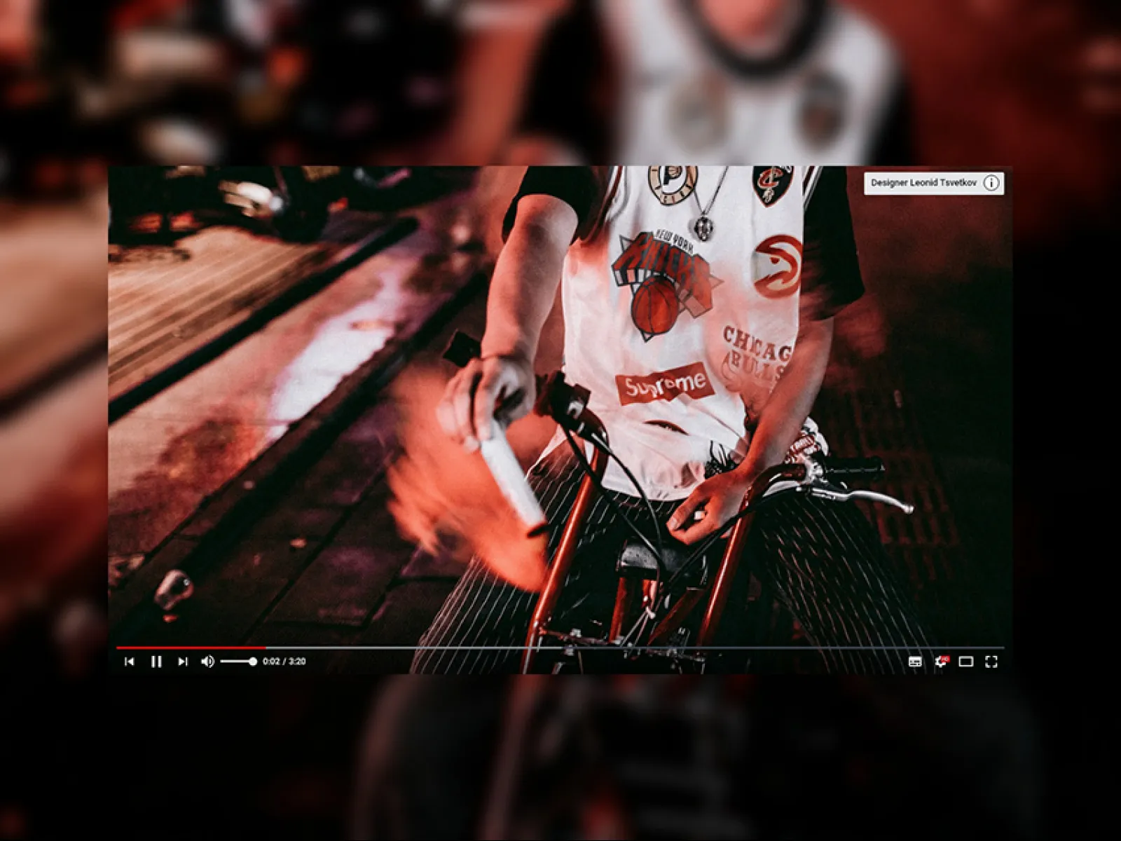 Video Player Webdesign UI  - Free Figma Template