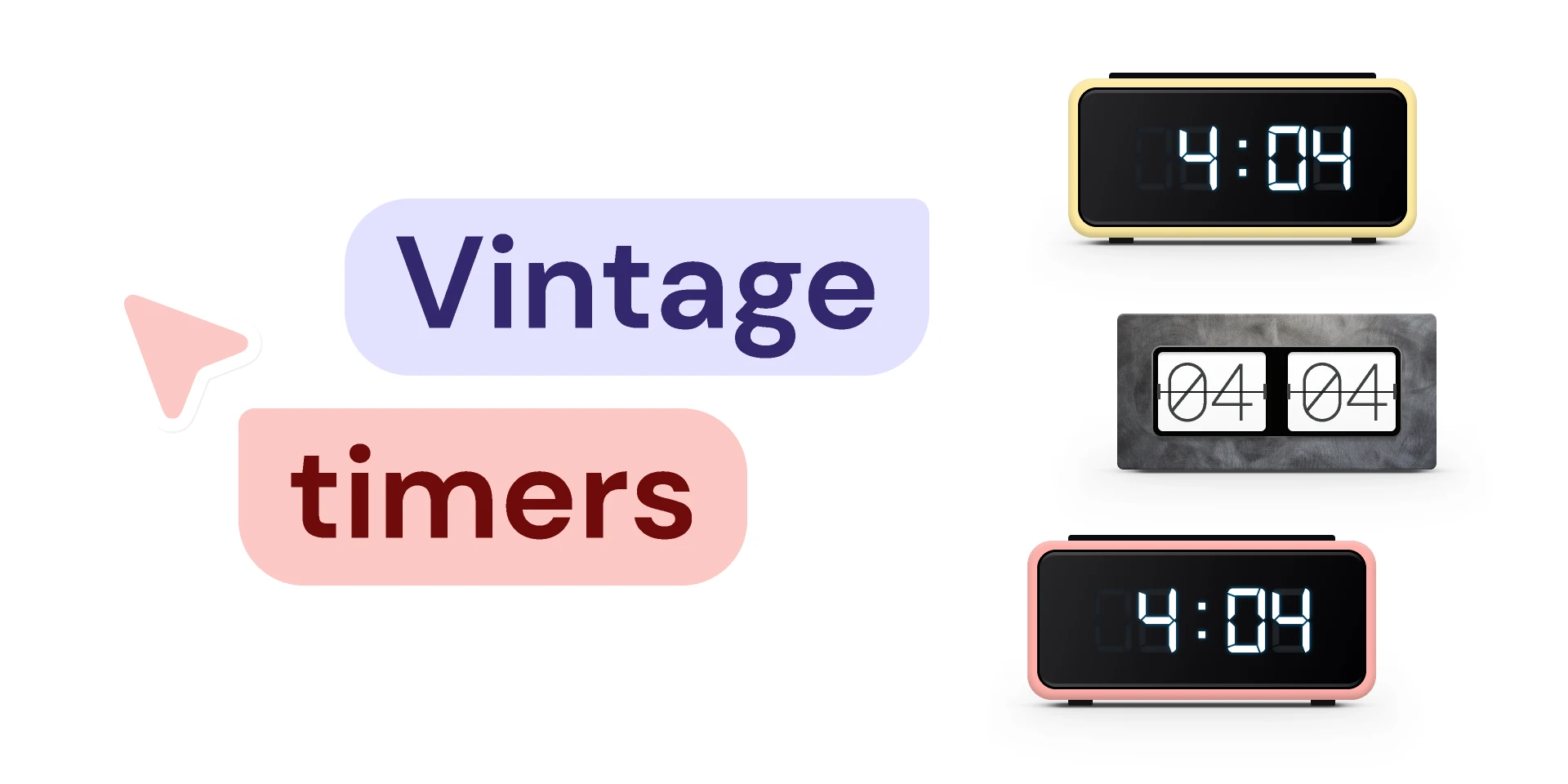Vintage timers  for Figma and Adobe XD
