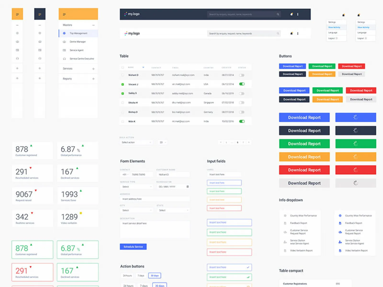 Web User Interface Kit  - Free Figma Template
