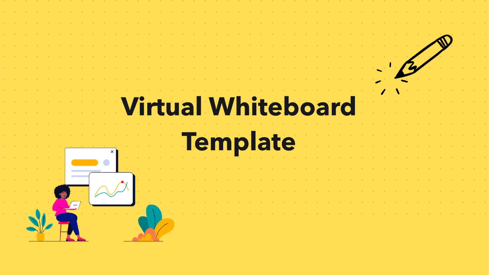 Whiteboard Practise Template for Figma and Adobe XD