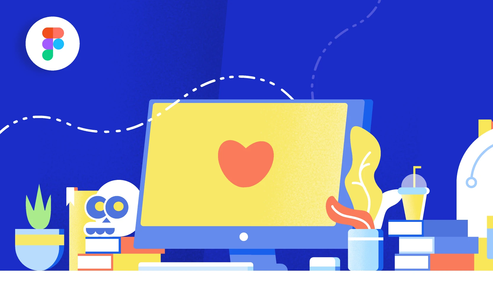 With love (illustration) for Figma and Adobe XD