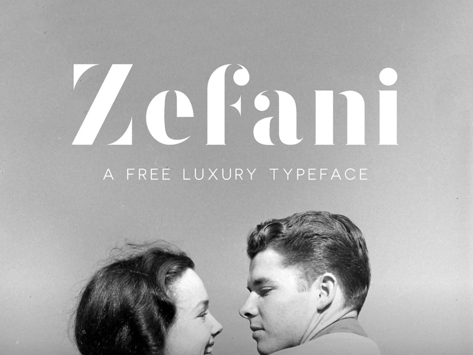 Zefani Free Type Family  - Free Figma Template